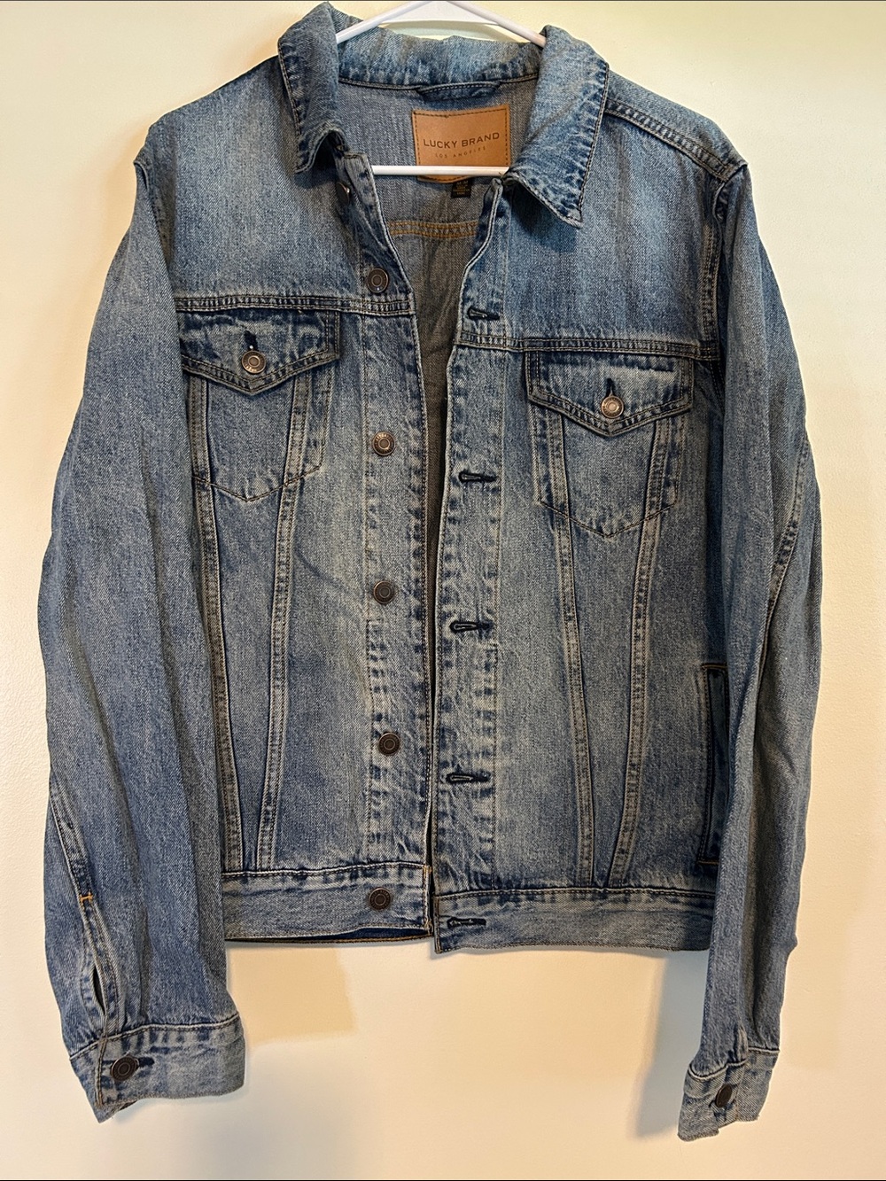 Lucky Brand Denim Jacket in Light Blue Wash